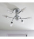 Havana 6 Light Semi Flush Multi Arm Ceiling Light Chrome-6