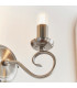Trafford 2 Light Indoor Candle Wall Light Antique Silver-4