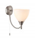 Alton 1 Light Wall Light Satin Chrome