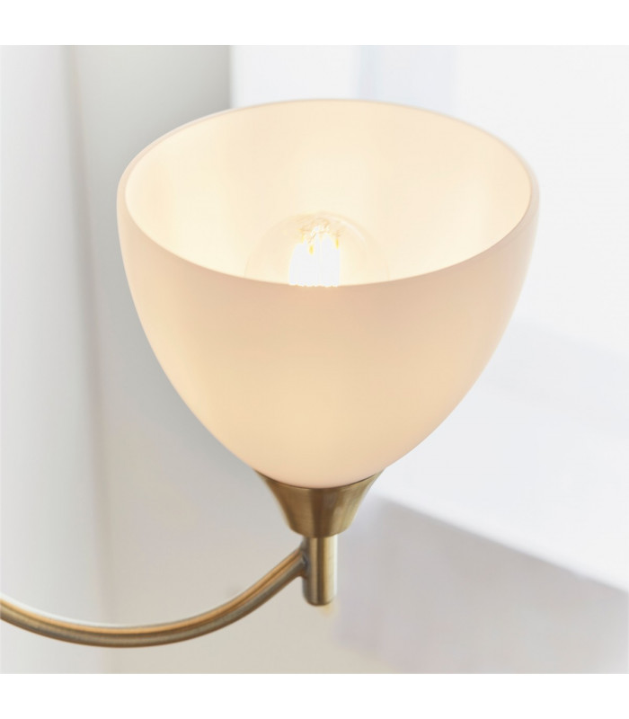 Alton 3 Light Multi Arm Ceiling Pendant Antique Brass-6