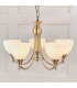 Alton 5 Light Multi Arm Ceiling Pendant Antique Brass-1