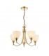 Alton 5 Light Multi Arm Ceiling Pendant Antique Brass-4