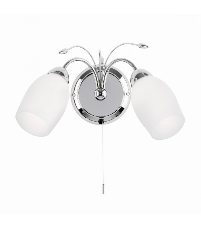 Meadow 2 Light Indoor Wall Light Chrome
