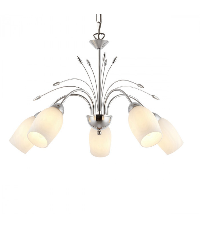 Meadow 5 Light Multi Arm Ceiling Pendant Chrome