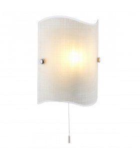 Wave 1 Light Indoor Wall Light Chrome