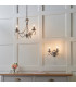Bernice 2 Light Indoor Candle Wall Light Antique Silver-2