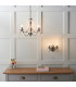 Bernice 2 Light Indoor Candle Wall Light Antique Silver-3