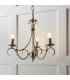 Bernice 3 Light Multi Arm Ceiling Pendant Antique Brass-1