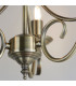 Bernice 3 Light Multi Arm Ceiling Pendant Antique Brass, E14