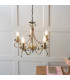 Bernice 5 Light Multi Arm Ceiling Pendant Antique Brass-3