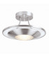 Firenz 1 Light Flush Ceiling Light Frosted Glass