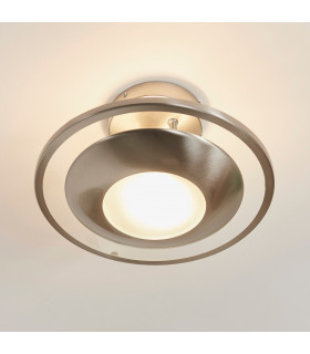 Firenz 1 Light Flush Ceiling Light Frosted Glass-1