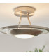 Firenz 1 Light Flush Ceiling Light Frosted Glass-4