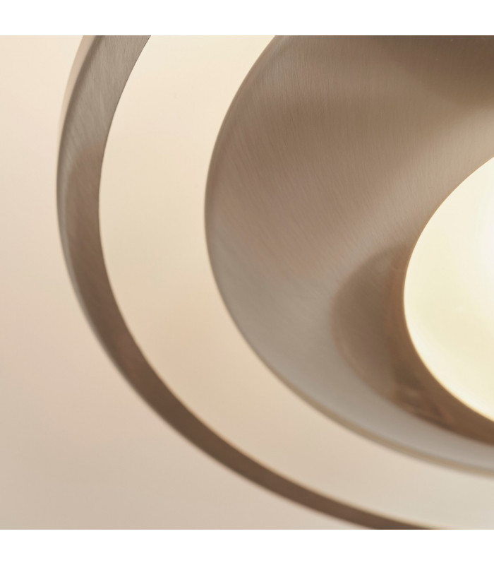 Firenz 1 Light Flush Ceiling Light Frosted Glass-6