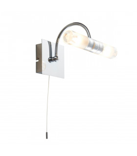 Shore 2 Light Bathroom Wall Light Frosted Glass