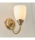 Haughton 1 Light Wall Light Antique Brass-3