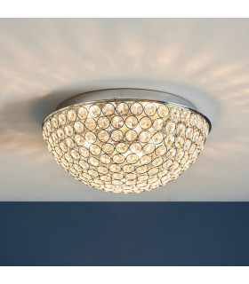 Chryla 3 Light Bathroom Flush Ceiling Light Chrome-1
