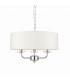 Nixon 3 Light Multi Arm Ceiling Pendant Nickel Plate