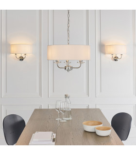 Nixon 3 Light Multi Arm Ceiling Pendant Nickel Plate-1