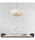 Nixon 6 Light Multi Arm Ceiling Pendant Nickel Plate-1