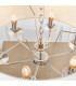 Nixon 6 Light Multi Arm Ceiling Pendant Nickel Plate-2