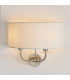 Nixon 2 Light Indoor Candle Wall Light Nickel Plate-1