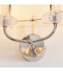 Nixon 2 Light Indoor Candle Wall Light Nickel Plate-6
