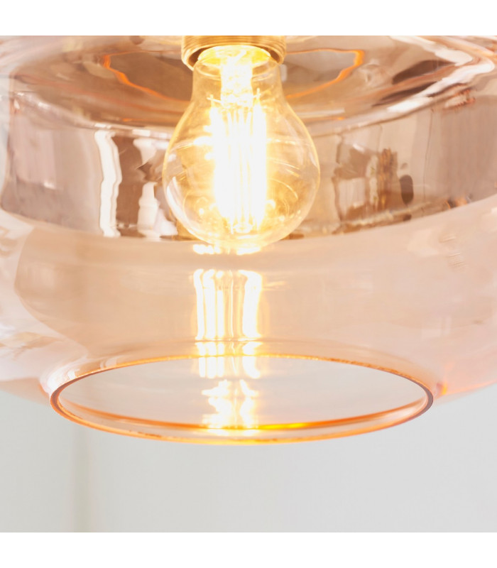 Willis 1 Light Ceiling Pendant Cognac Tinted-6