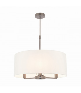 Daley 3 Light Multi Arm Ceiling Pendant Matt Nickel