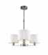 Daley 3 Light Multi Arm Ceiling Pendant Matt Nickel