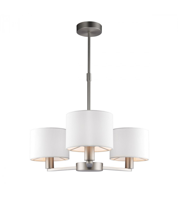 Daley 3 Light Multi Arm Ceiling Pendant Matt Nickel