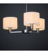 Daley 3 Light Multi Arm Ceiling Pendant Matt Nickel-2