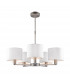 Daley 5 Light Multi Arm Ceiling Pendant Matt Nickel
