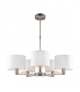 Daley 5 Light Multi Arm Ceiling Pendant Matt Nickel
