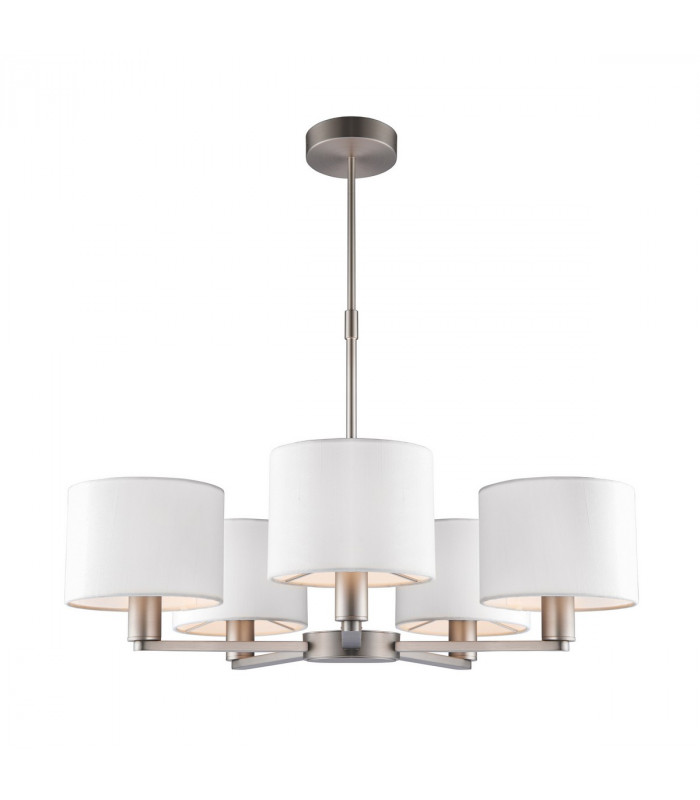 Daley 5 Light Multi Arm Ceiling Pendant Matt Nickel