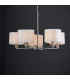 Daley 5 Light Multi Arm Ceiling Pendant Matt Nickel-5