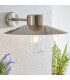 Fenwick 1 Light Outdoor Dome Wall Light Clear Glass-1