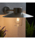 Fenwick 1 Light Outdoor Dome Wall Light Clear Glass-3