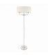 Nixon 2 Light Floor Lamp Nickel Plate