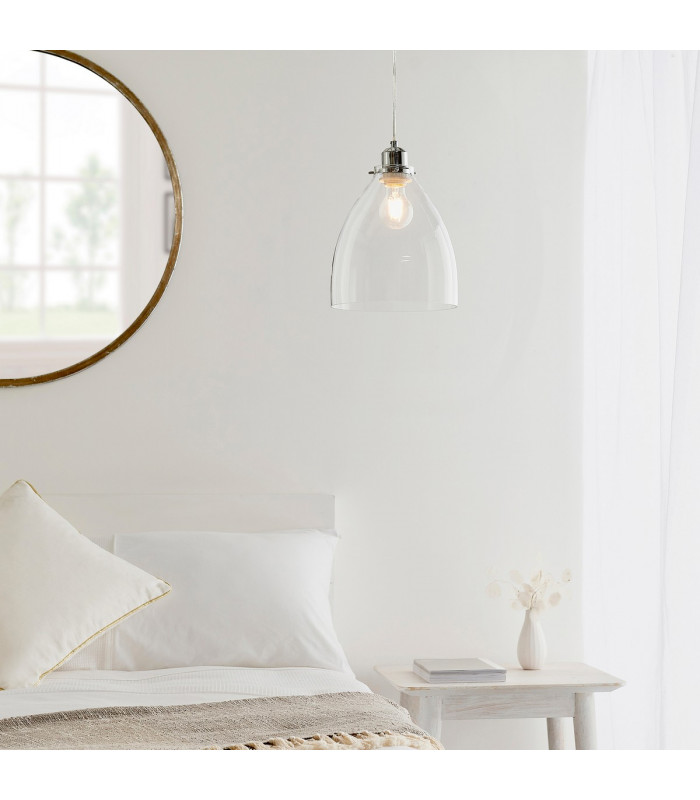Elstow Ceiling Pendant Light Chrome-1