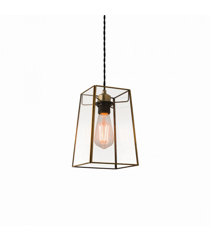 Beaumont Ceiling Pendant Light Antique Brass