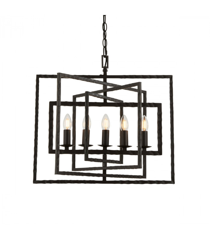 Tibbet 5 Light Ceiling Pendant Bronze