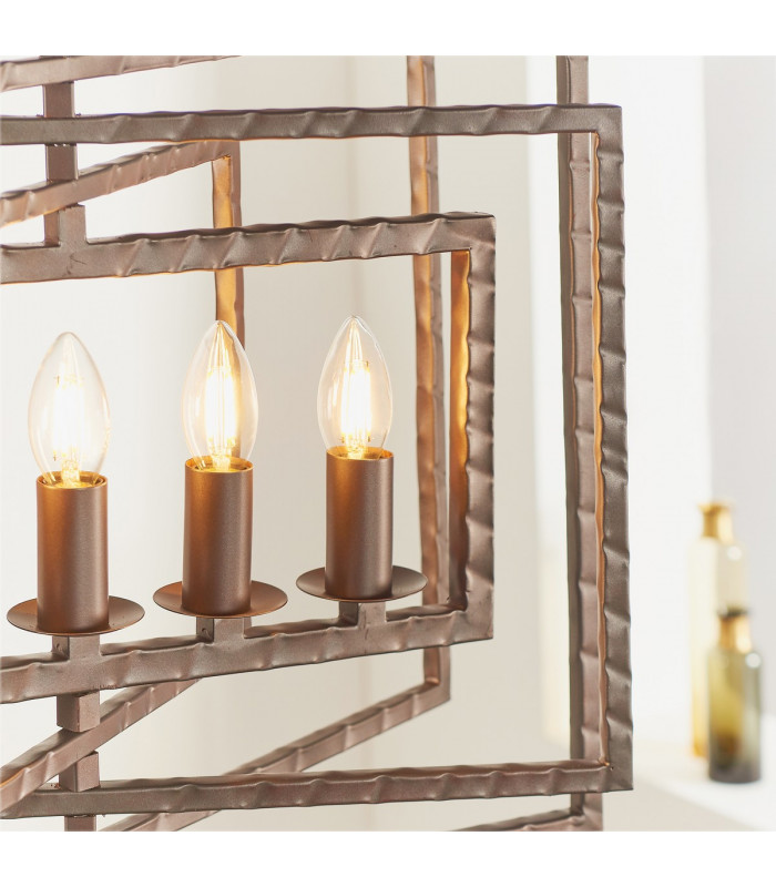 Tibbet 5 Light Ceiling Pendant Bronze-5