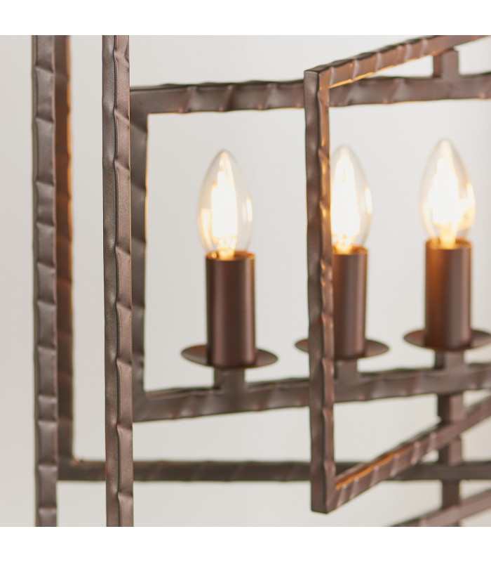 Tibbet 5 Light Ceiling Pendant Bronze-6