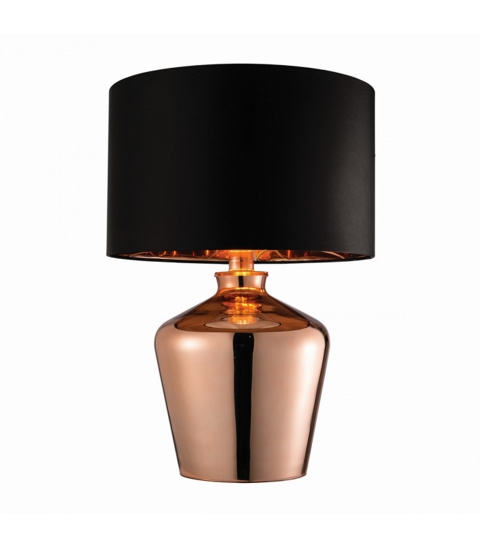 Waldorf Table Lamp Copper Glass