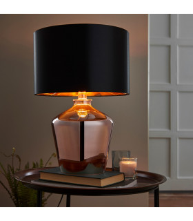Waldorf Table Lamp Copper Glass-1