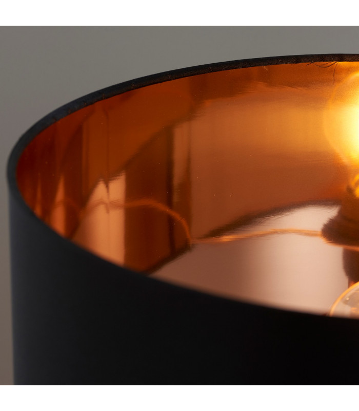 Waldorf Table Lamp Copper Glass-2