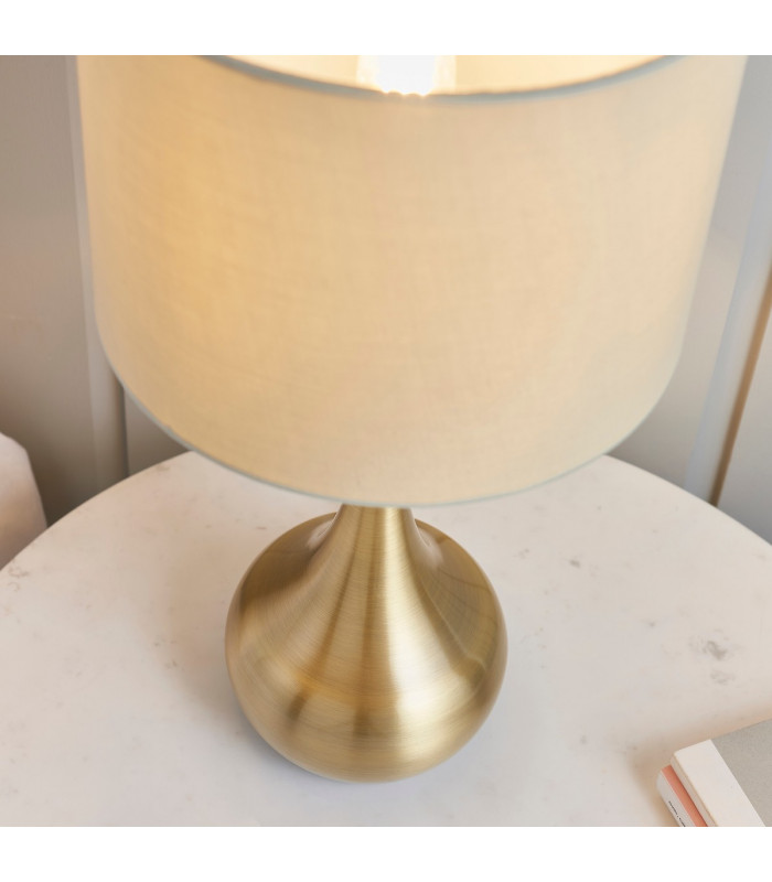 Piccadilly Table Touch Lamp Soft Brass-5