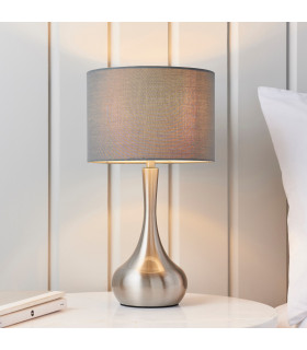 Piccadilly Table Touch Lamp Satin Nickel-1