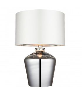 Waldorf Table Lamp Chrome Glass